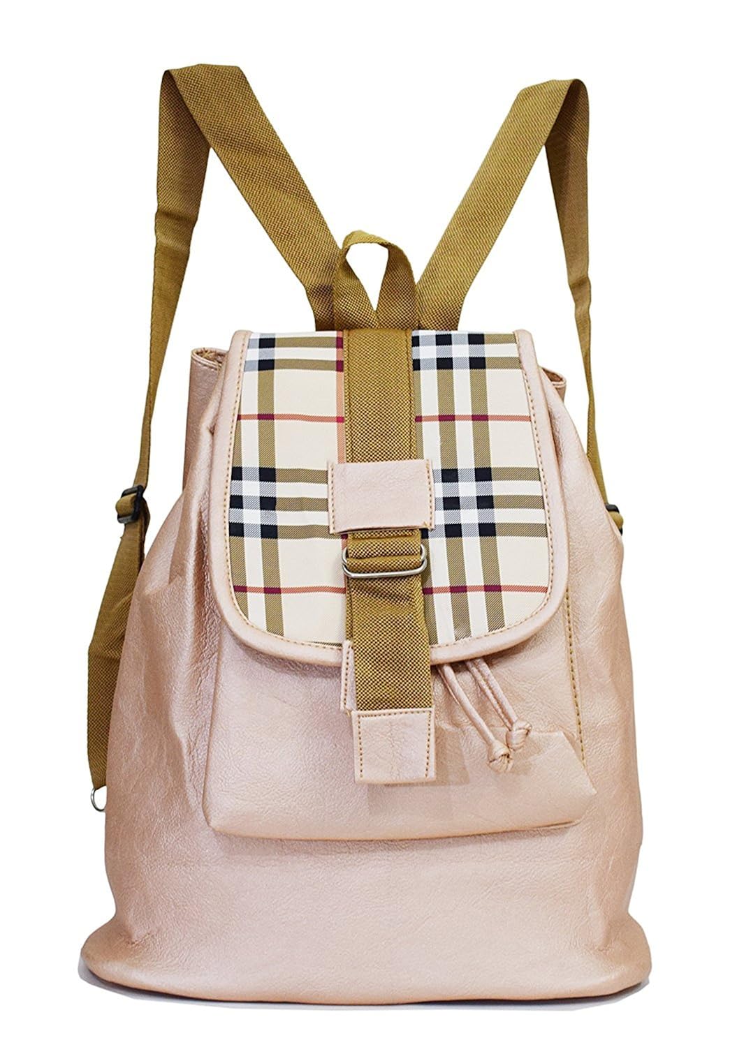 damdam stylish pu leather women's backpack handbags