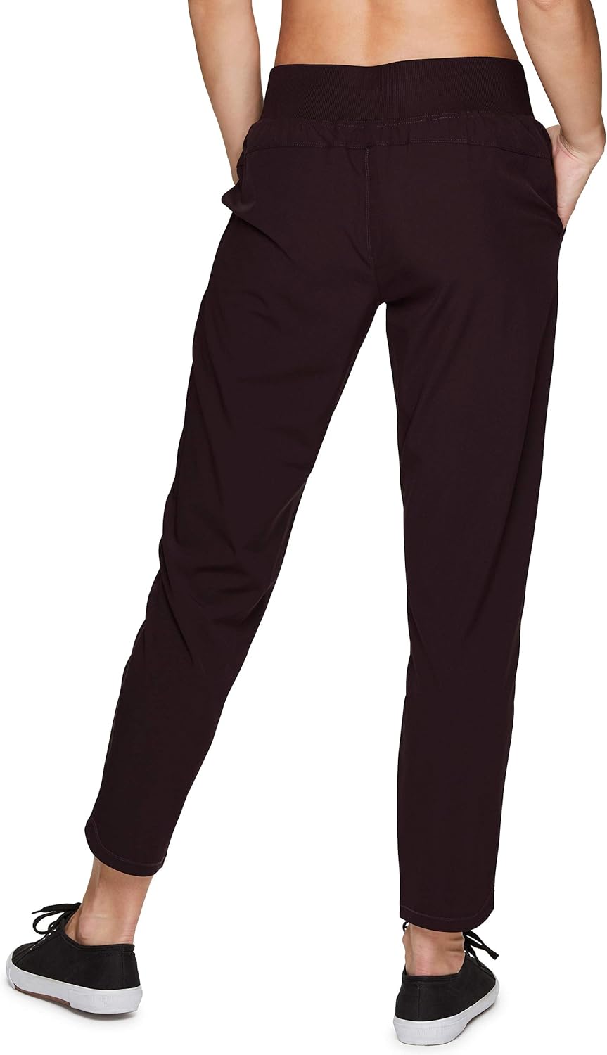 RBX Active Women's Relaxed Fit Lightweight Quick Drying Stretch Woven Pants with Pockets at  Women’s Clothing store