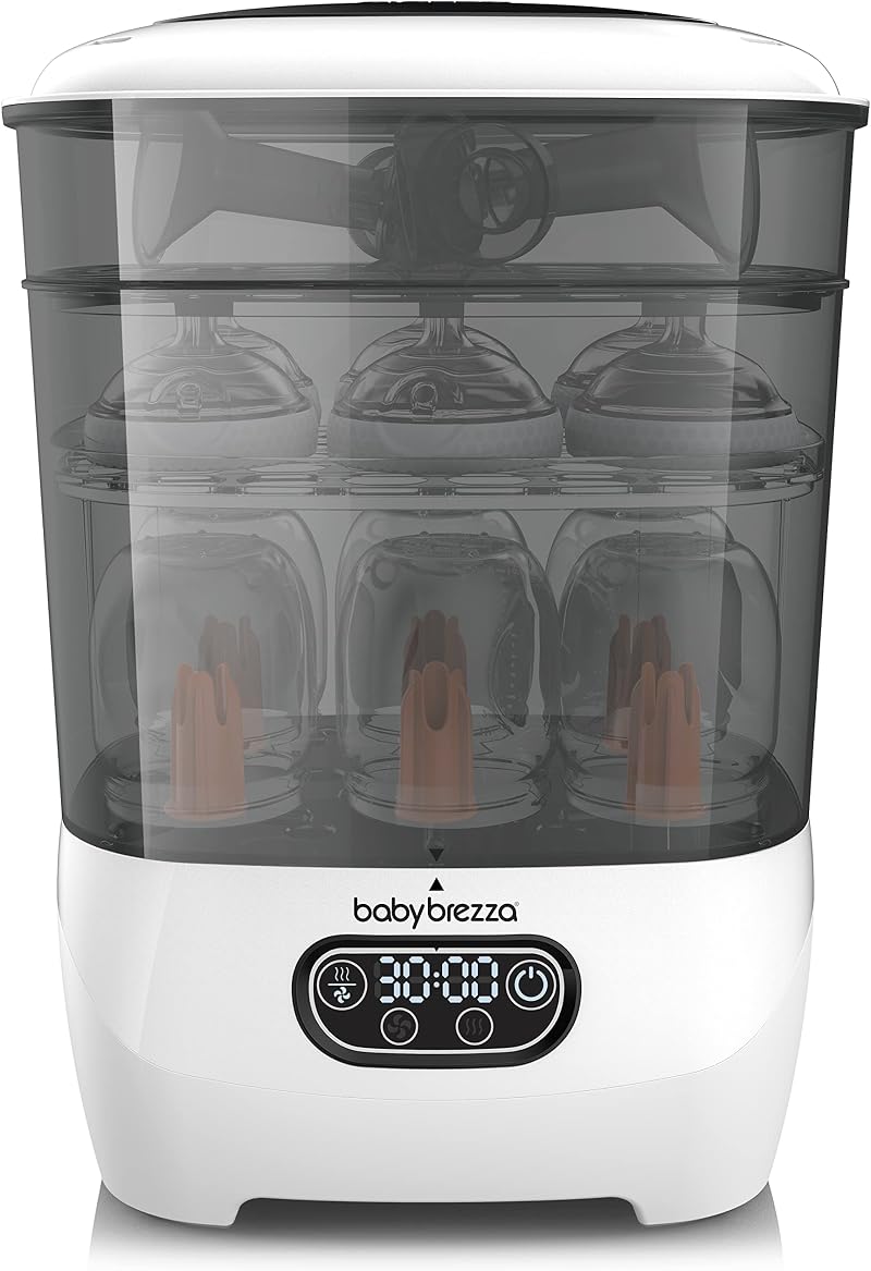 Baby Brezza Advanced Bottle Sterilizer and Dryer 8 Bottles Large Capacity