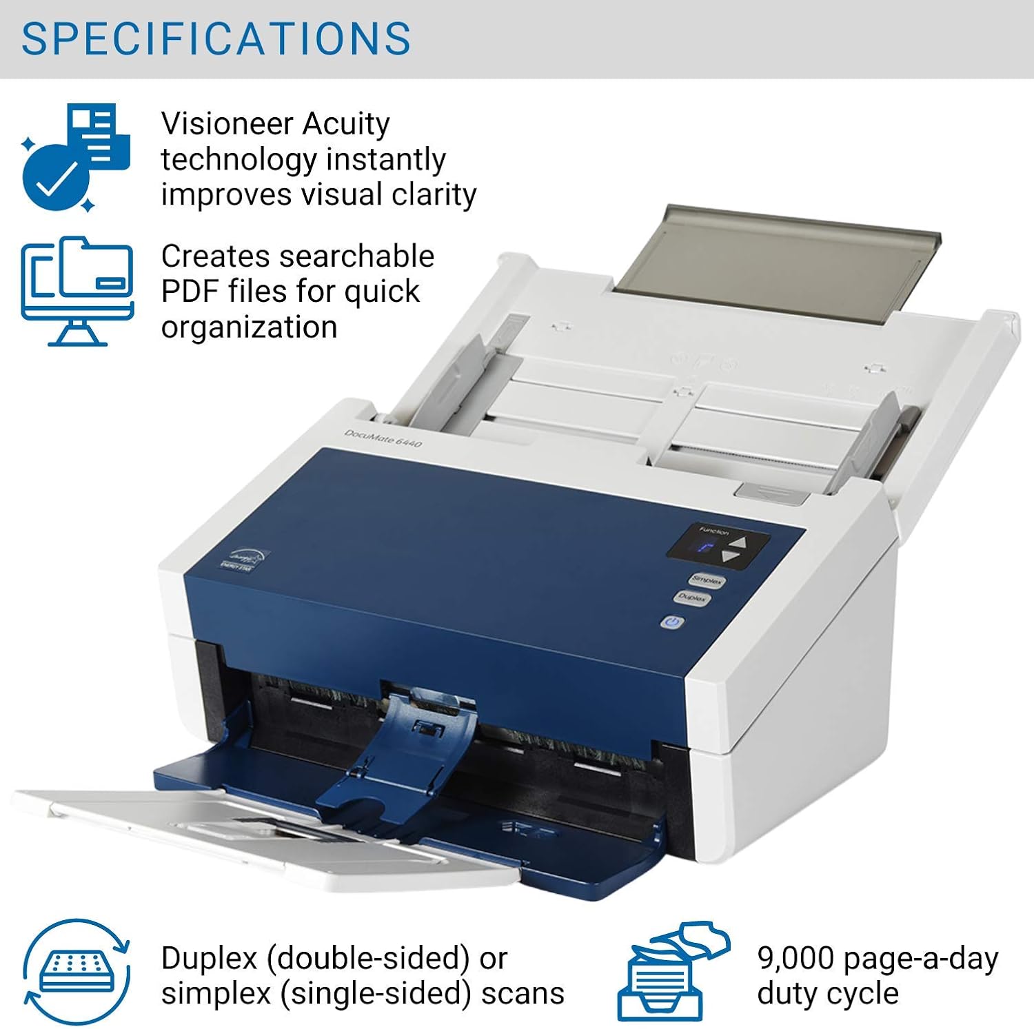 duplex scanner printer with document feeder