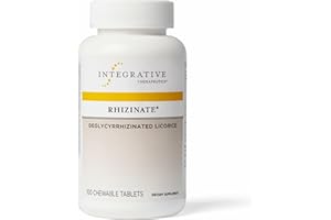 Integrative Therapeutics Rhizinate - Digestive Supplement for Gut Health Support* - Intestinal Health Support* - Vegan, Gluten-Free & Dairy-Free - 100 Chewable Tablets (33 Servings)