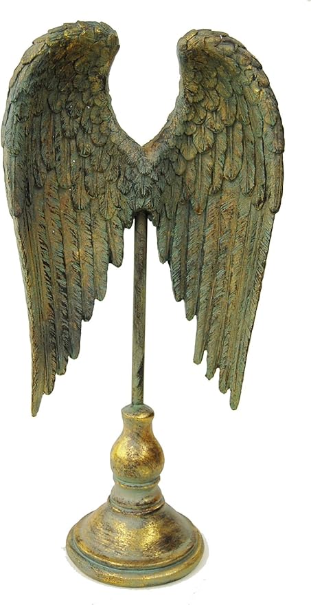 Amazon トップ 天使 羽根 はね 翼 つばさ ウイング スタンド オブジェ 置物 インテリア オシャレ おしゃれ 置物 オブジェ オンライン通販