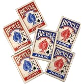 Bicycle Jumbo Index Playing Cards - 6 Decks