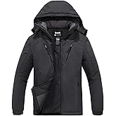 Skieer Men's Waterproof Ski Jacket Winter Snow Coat Windproof Snowboarding Jackets Warm Raincoat