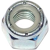 Midwest 03653 Hex Locknut, 1/2-13, Nylon Insert, Zinc Plated