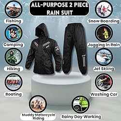 BYKR Waterproof Outdoors Motorcycle Rain Suits for