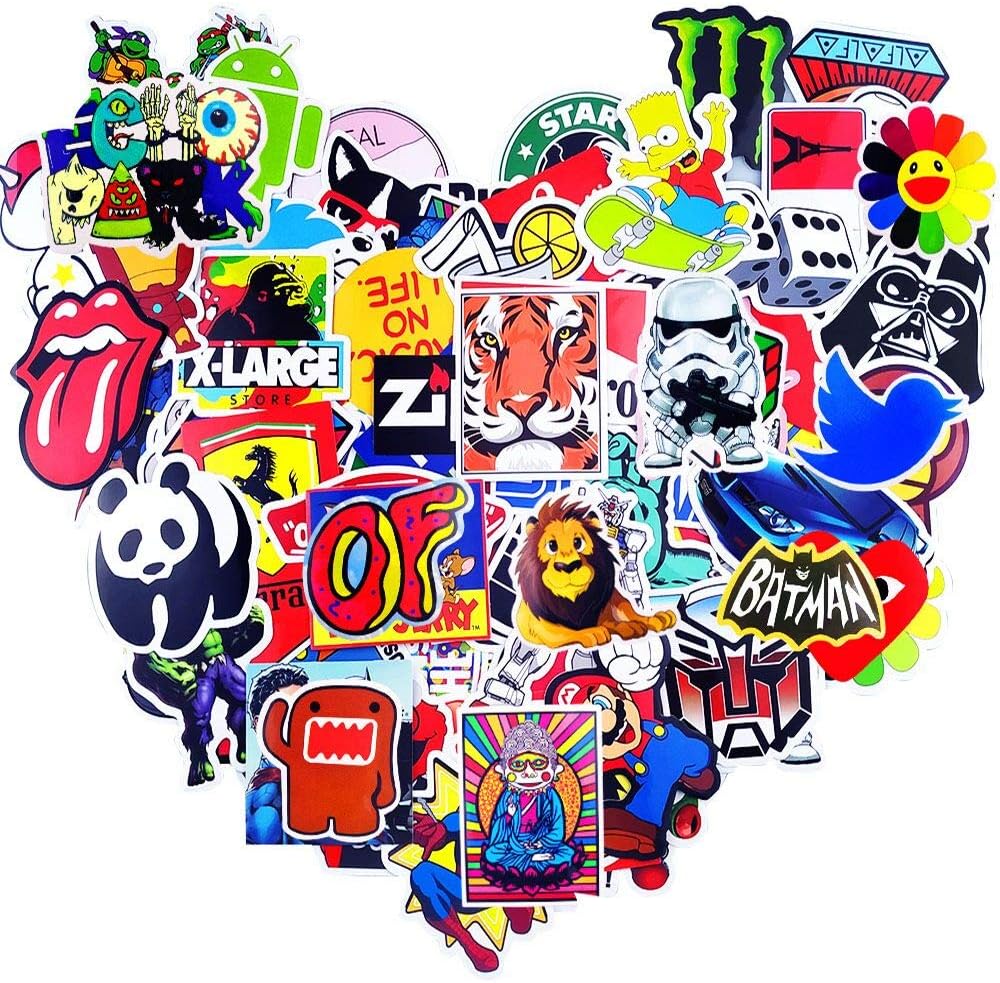 Cute Laptop Stickers for Teen Girls hydroflask Stickers Waterproof Aesthetic Assorted Stickers 100 Pack