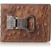 Nocona Men's Double Bifold Money Clip Ostrich