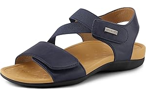 mysoft Women's Arch Support Sandals Orthotic Comfortable Walking Sandals Lightweight Adjustable Summer Outdoor Shoes
