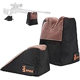 SPIKA Front and Rear Bag, Combo Shooting Rest Bag with Soft Leather and Durable Constriction for Range, Shooting, Outdoor and Hunting
