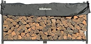 Woodhaven The 8 Foot Firewood Log Rack