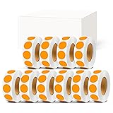 PARLAIM 10 Rolls 3/4" Dot Stickers, 10000 Pack