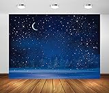 BELECO 7x5ft Fabric Winter Wonderland Night