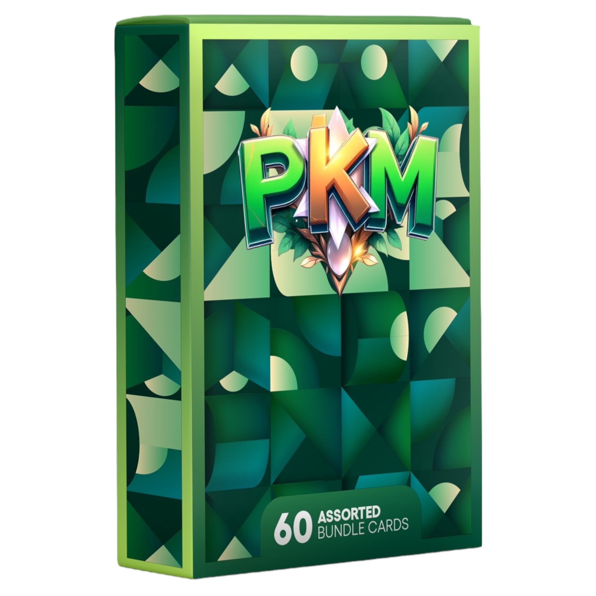 PKM 60 Assorted Trading Cards Bundle – Includes Holo & Shiny Cards – TCG Deck Box for Players & Collectors