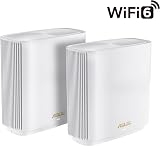 ASUS ZenWiFi XT9 AX7800 Tri Band Mesh WiFi 6 System 2 Pack 2.5G WAN view 2