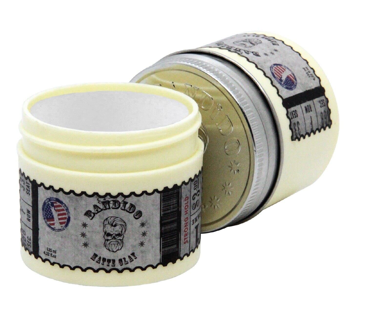 Bandido Hair Styling Pomade Wax | Oil Based Natural Matt Look | Matte Clay Pomade Wax 125 ml