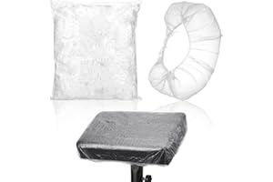 Dynvue Tattoo Arm Rest Cover, 100pcs Disposable Dustproof Cover Tattoo Arm Rest Stand Cover with 35.4in x 43.31in, Salon Tray