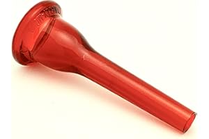 KELLY MOUTHPIECES KELLY-MC - Medium-Cup French Horn Lexan-Mouthpiece - Crystal-Red