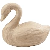 d&eacute;copatch - Ref SA192C - Swan - Papier Mach&eacute; Object to Decorate - 16.5 x 8.5 x 14cm - Decorate Papers &amp; PaperPatch Glue, Glitter, Paints