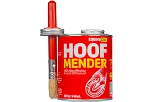 Mineral Medix Equine One Natural Hoof Mender - 100% All-Natural Hoof Care Product - Abscesses || Thrush || White Line || Quarter Crack (32 fl.oz)