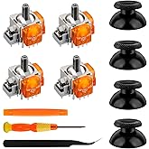 TOMSIN TMR Electromagnetic Joysticks Replacement for Playstation 5 Controller, 4 Pack Anti-Drift magnetic Resistance Stick repair kit for PS5 Controller