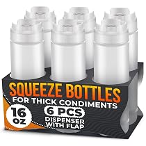 Amazon.com: TuoTu Porous Squeeze Bottles with Scale, 6Oz /12Oz ...