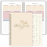 Bible Study Journal - Church Notes Journal - Soap Bible Study Notebook for Women - Bible Notebooks for Note Taking - Based Religious Gifts
