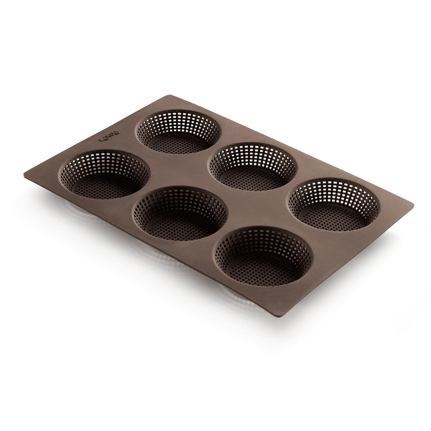 Lékué Roll Bread Mold, Silicone, Brown