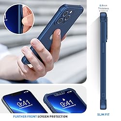 ORETech for iPhone 13 Pro Case,with[2 x Tempered