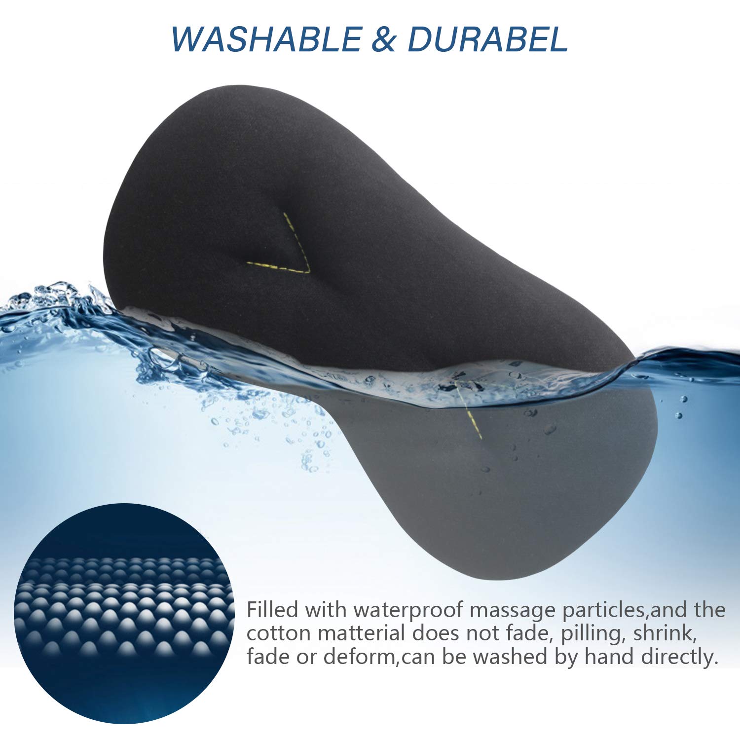 Sysrion Weighted Sleep Eye Mask Pillow, Cold Therapy Sleeping Mask for