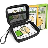 FitSand(TM) Travel Zipper Carry EVA Hard Case for Toking Hazard or Joking Hazard: Deck Enhancement # 1Card Game - Black Box, Blacker Box, Best Protection for Joking Hazard Cards