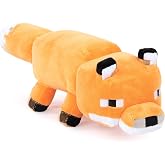 Minecraft Fox Video Game Kids Plush Pillow Buddy, Multi | 19 Inches, Official Product, Ultra-Soft Polyester, Stuffed Plushie, Spot Clean Only, Kids Gift