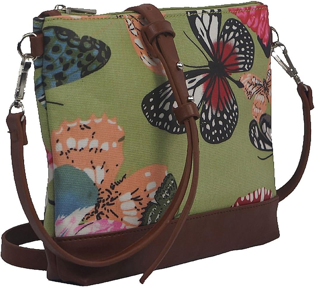Kukubird Big Butterfly Pattern Mini Size Crossbody Bag Handbag With Kukubird Dust Bag
