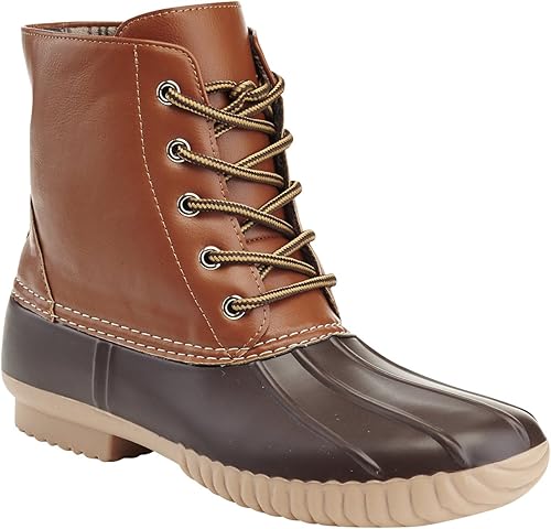 mens lace up duck boots