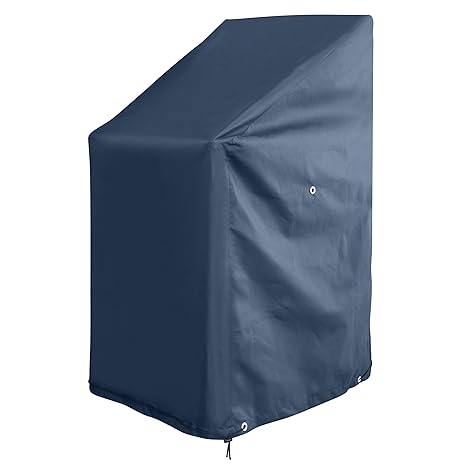 GardenMate® Oxford Polyester Schutzhülle für Gartenstühle 65 x 65 x 80/120 cm - ANTHRAZIT - Premium Qualität aus hochwertigem