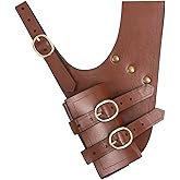 Medieval Sword Frog Faux Leather Sword Holster Belt,Sword Holder Renaissance Belt Sheath for Knight Warrior Pirate Cosplay