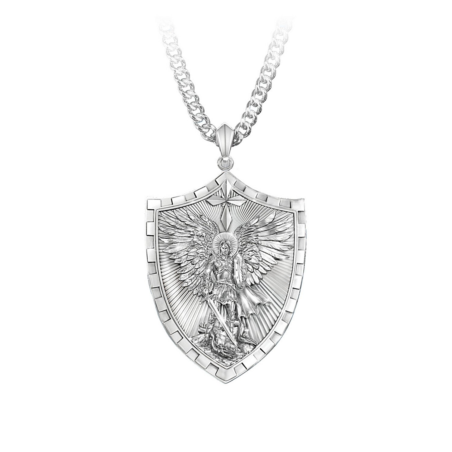 Bradford Exchange Men's Necklaces and Pendants Triumph of St. Michael