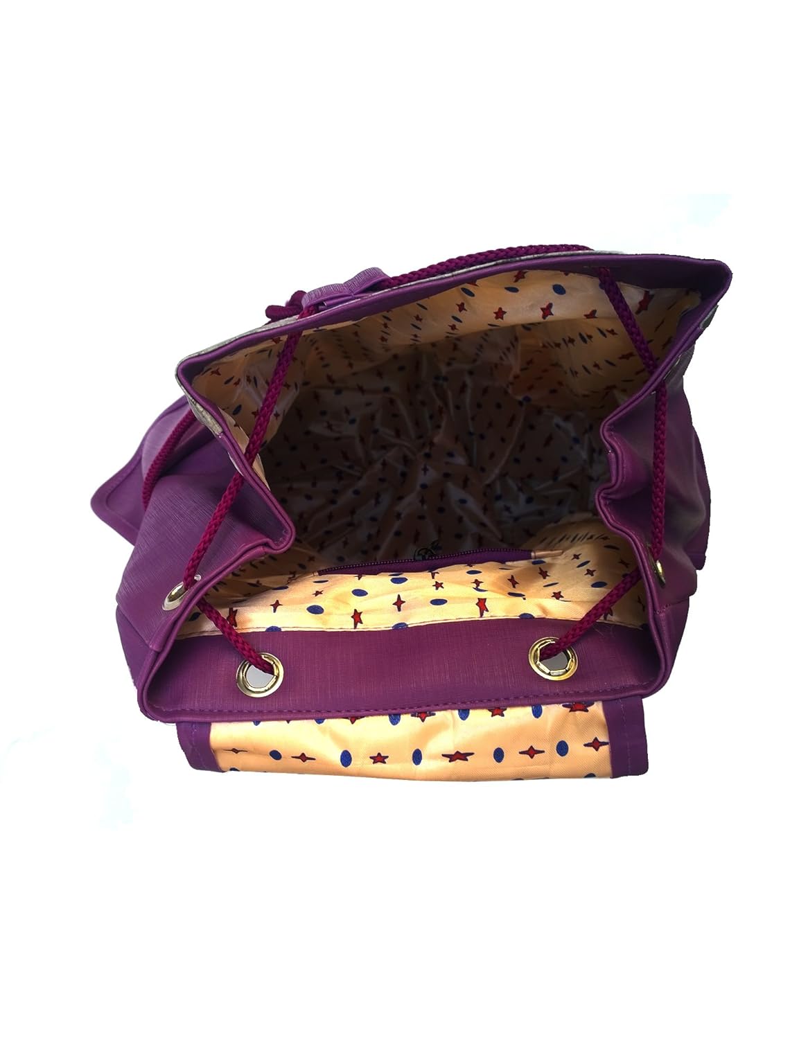 alice faux leather multicolour backpack for women (medium)