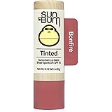 Sun Bum Tinted Lip Balm Bon Fire | SPF 15 | UVA / UVB Broad Spectrum Protection | Sensitive Skin Safe | Hypoallergenic, Parab