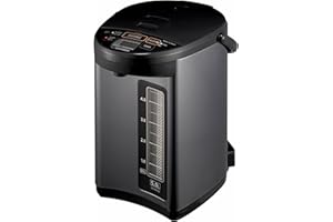 Zojirushi CD-NAC50BM Micom Water Boiler and Warmer (5-Liter, Metallic Black)