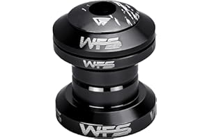 WFS NV.28 1 inch Threadless Bike Headset Set for 1" Threadless Steerer Forks and 30mm Head Tube - CNC Aluminum Alloy, Sealed 