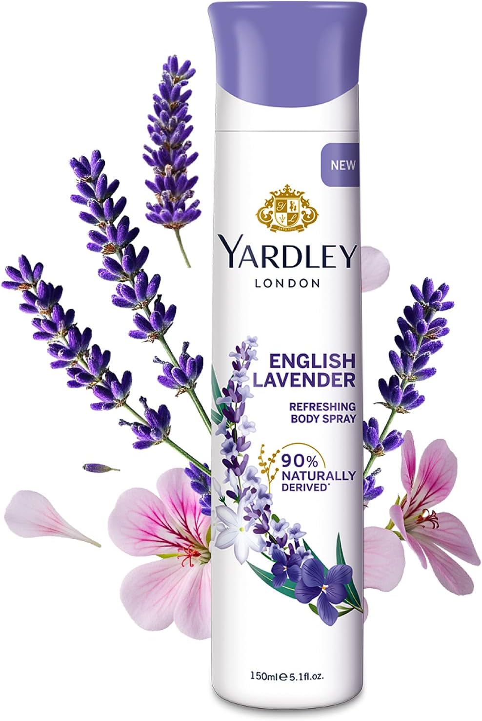 Yardley London English Lavender Refreshing Body Spray 150ml