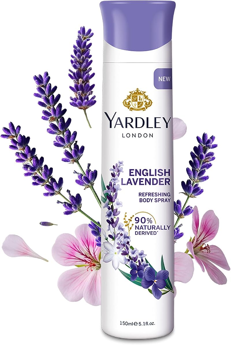Yardley London English Lavender Refreshing Body Spray 150ml