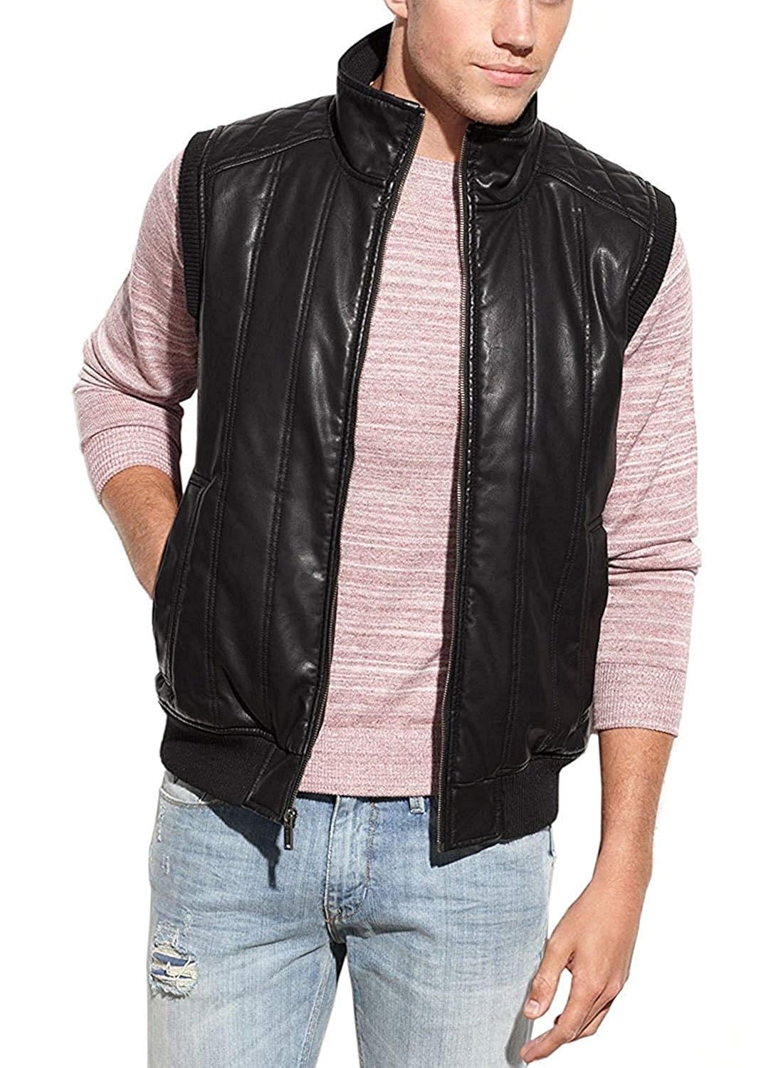 guess sleeveless jacket