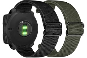 Abanen 22mm Elastic Watch Bands for Garmin Instinct/Instinct 2 Solar, Soft Stretchy Nylon Ultra-light Wristband Strap for Garmin Instinct Crossover Solar, Instinct Tactical/Esports