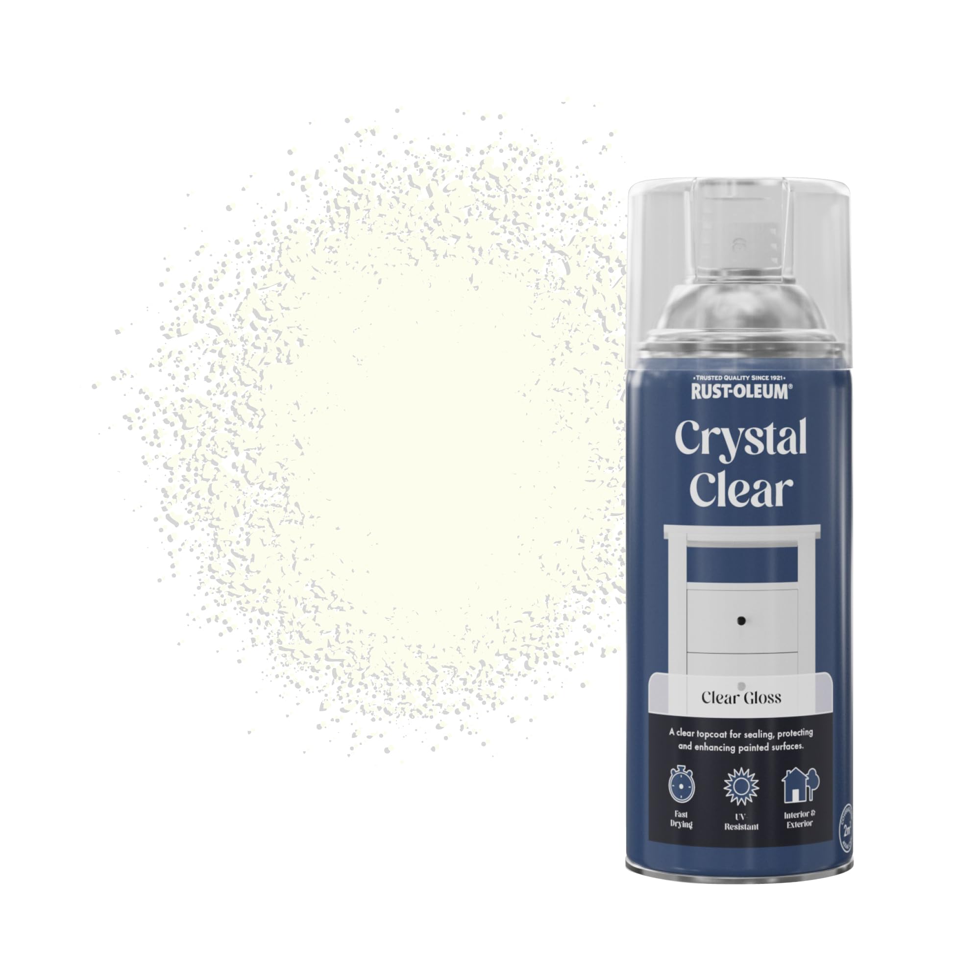 Rust-Oleum 400ml Crystal Clear Aerosol - Gloss