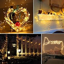 Moobibear LED String Lights 99ft UL Listed Plug in