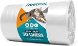 Vivo Technologies 30 Extra Large Cat Litter Tray Liners Roll 103x53cm