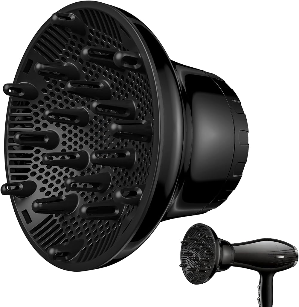 AISEELY Universal Hair Diffuser for Curly Hair 1.57-2.7in Nozzles