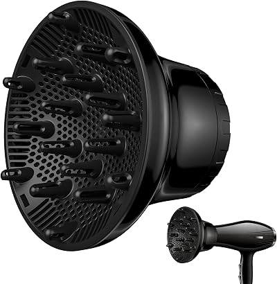 AISEELY Universal Hair Diffuser for Curly Hair 1.57-2.7in Nozzles